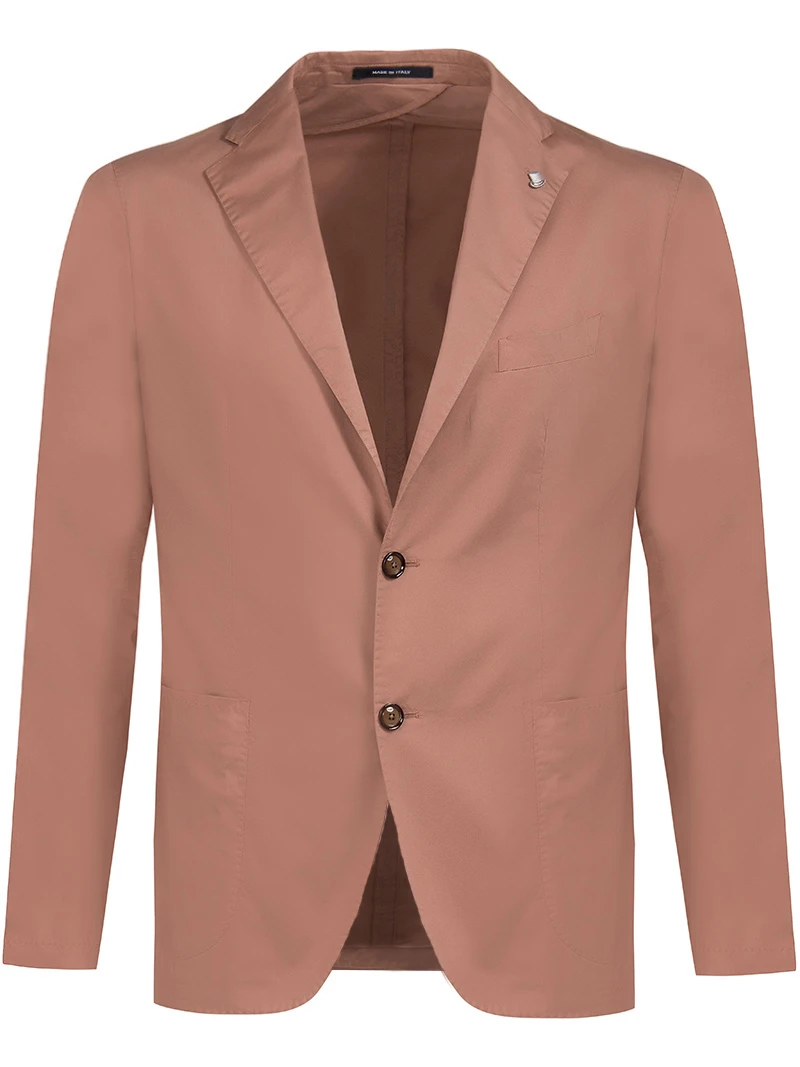 Хлопковый пиджак, 77UET006 Табачный, TAGLIATORE, Коричневый, 98794  - купить