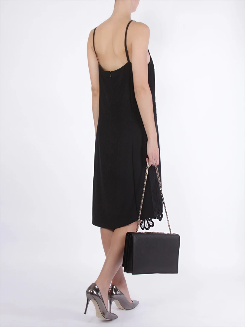 Платье VICTORIA BECKHAM DRSMID011/ Черный/круж Черный  Фото 3