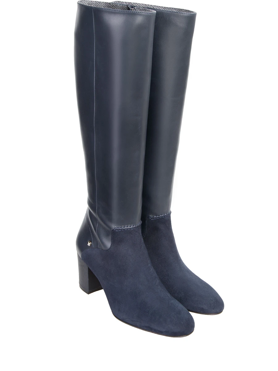 Комбинированные сапоги MORESCHI 65511/ Синий/комбинированный Синий  Фото 2