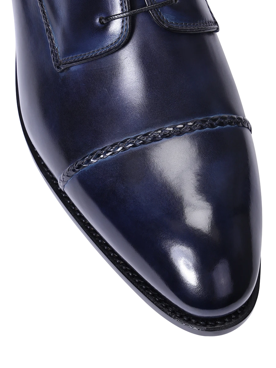 Дерби кожаные BONTONI D AMORE, размер 40, цвет синий - фото 5