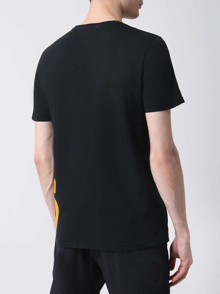 Футболка хлопковая с принтом PARAJUMPERS 21SMPMFLETS04/710 Принт  Фото 3