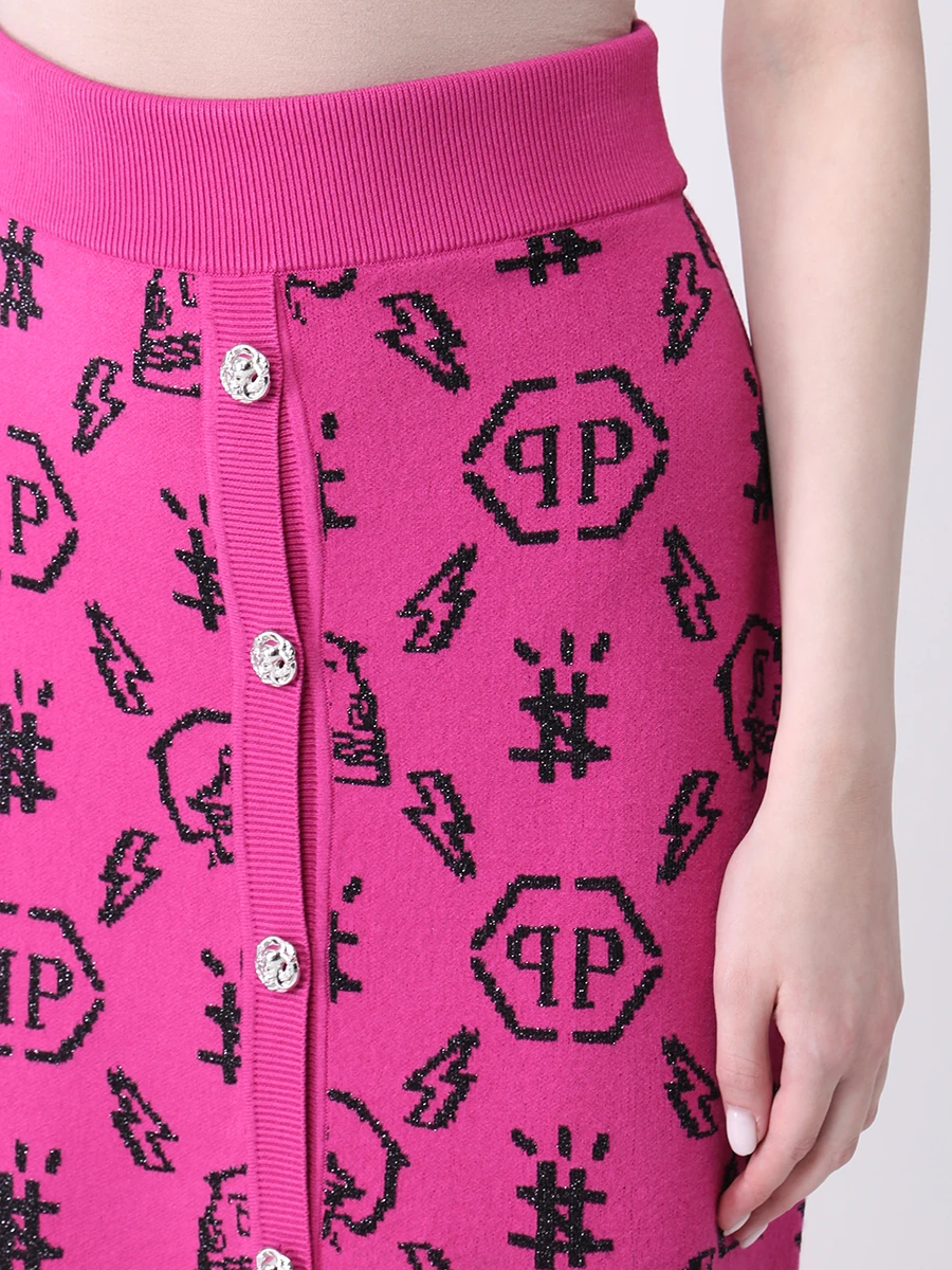 Костюм юбка и топ PHILIPP PLEIN PAAC WKD0009/33, размер 40, цвет розовый PAAC WKD0009/33 - фото 8