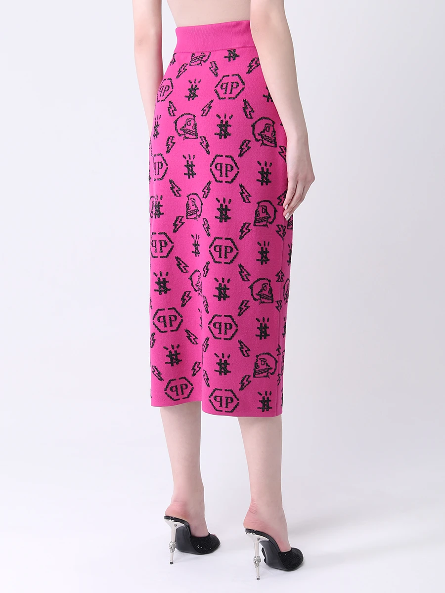 Костюм юбка и топ PHILIPP PLEIN PAAC WKD0009/33, размер 40, цвет розовый PAAC WKD0009/33 - фото 6