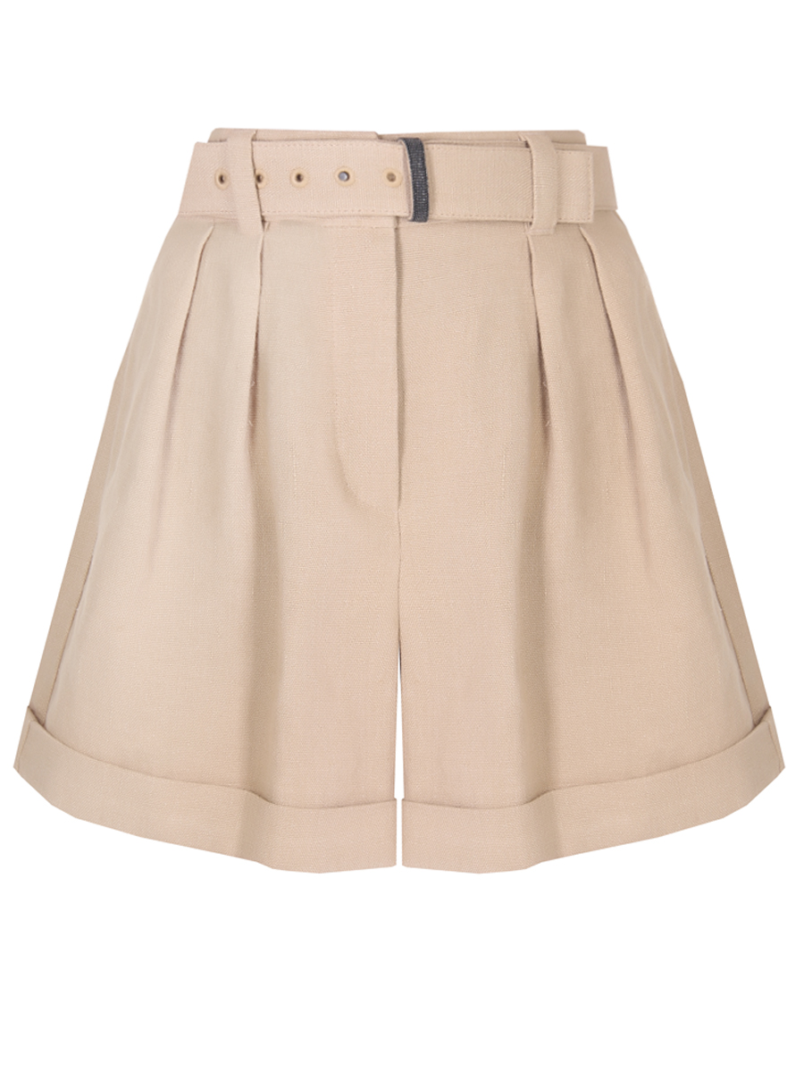 Шорты льняные BRUNELLO CUCINELLI