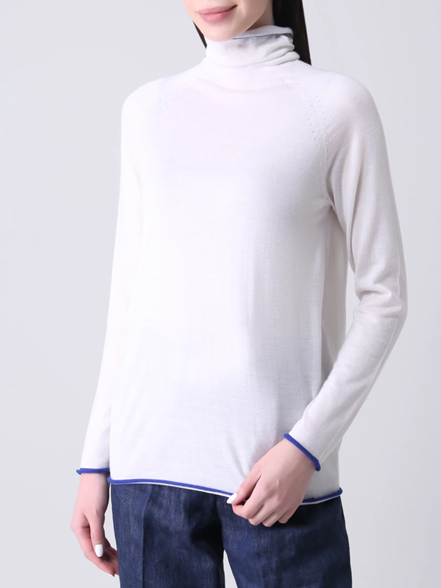 Свитер кашемировый KITON D5171002007 Белый  Фото 4