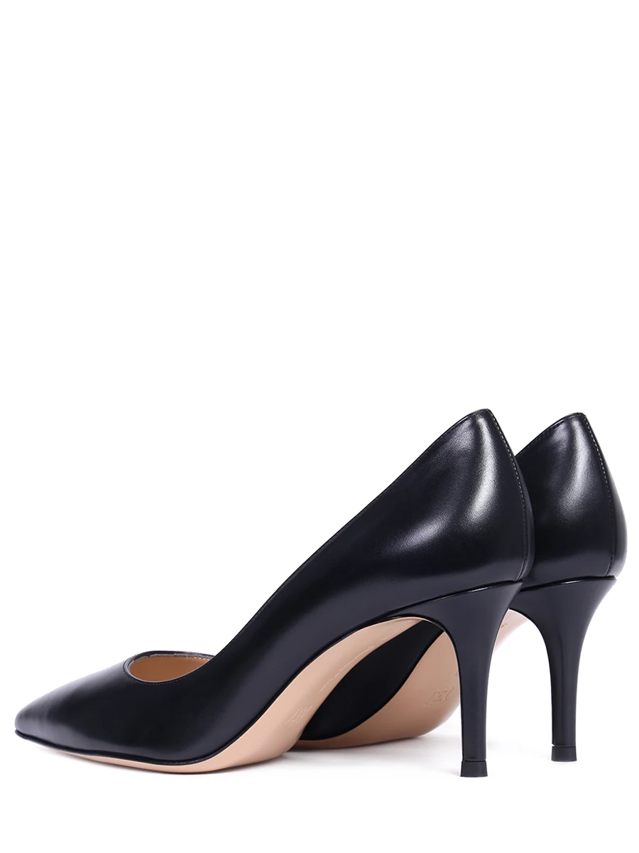 Туфли кожаные GIANVITO ROSSI G26770.70RIC.VITNERO Черный  Фото 4