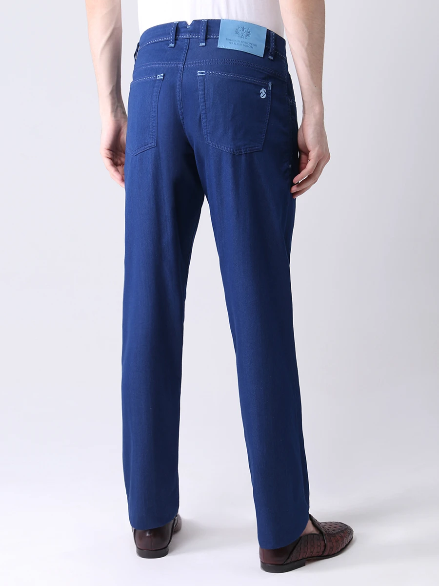 

Джинсы Regular Fit из хлопка и шелка, Синий, COSTANTINO T58 W1