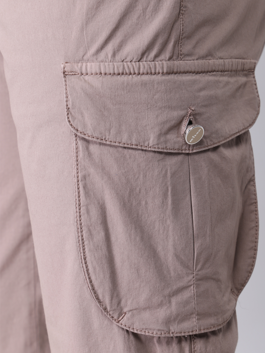 Брюки-карго хлопковые KITON UFPPCAJ07T3505001 Бежевый  Фото 5