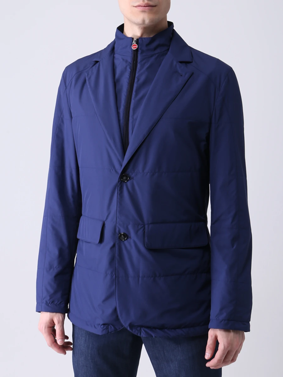 Куртка стеганая KITON UW0859V07T6116002 Синий  Фото 4