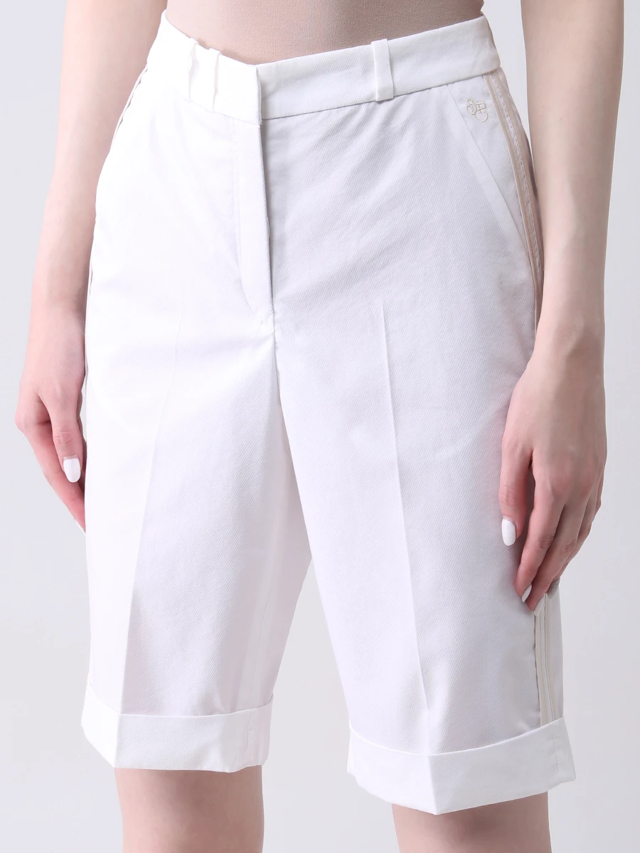 Шорты хлопковые SPOON W75.02-27/10 Белый  Фото 4