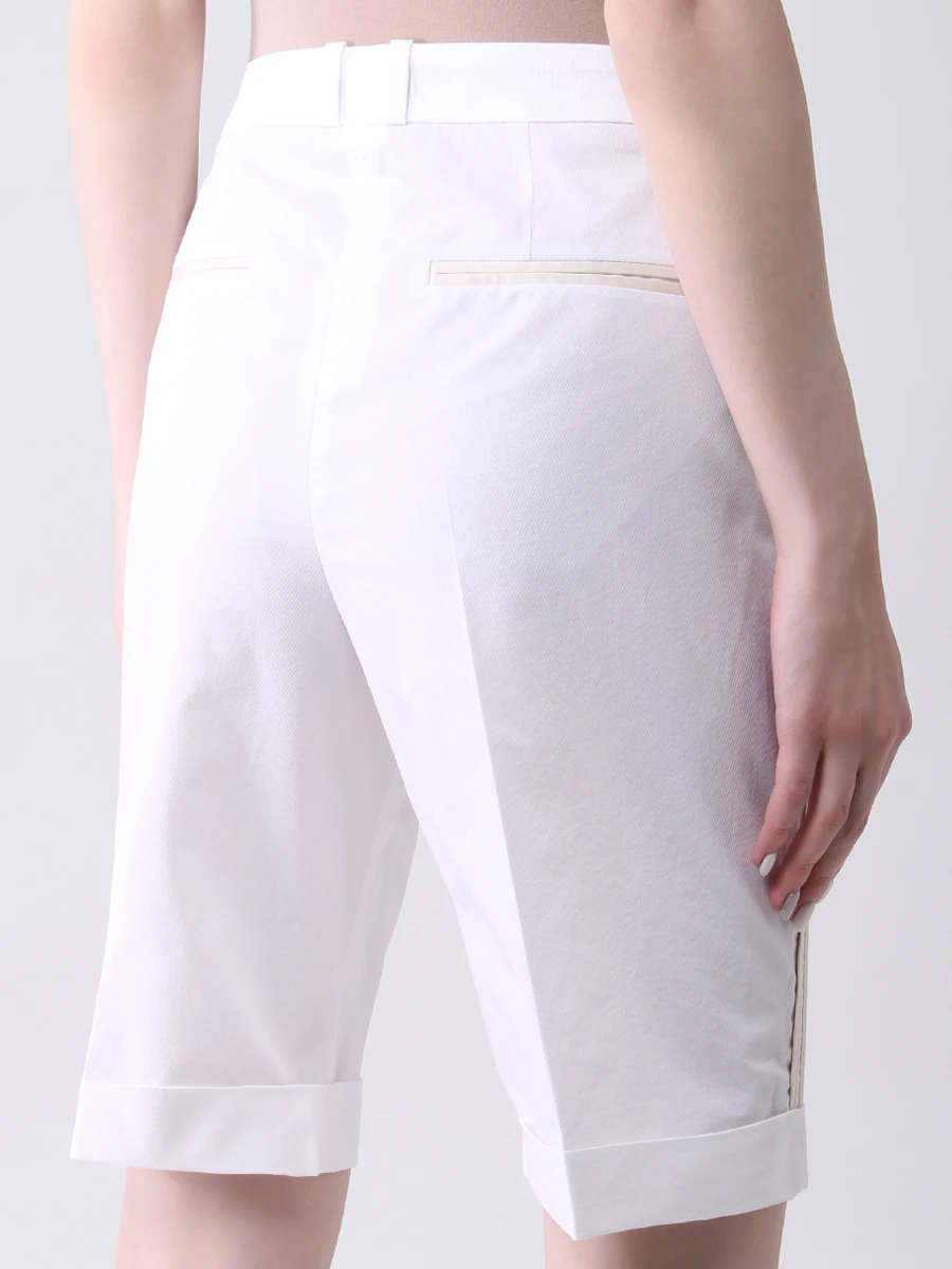 Шорты хлопковые SPOON W75.02-27/10 Белый  Фото 3