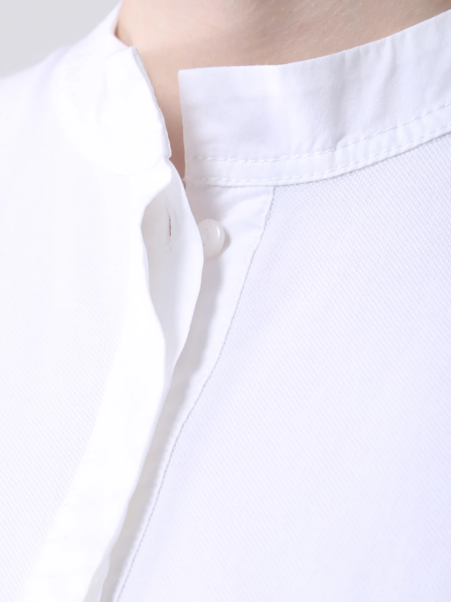 Блуза хлопковая SPOON 2W10.03-03, размер 40, цвет белый - фото 5