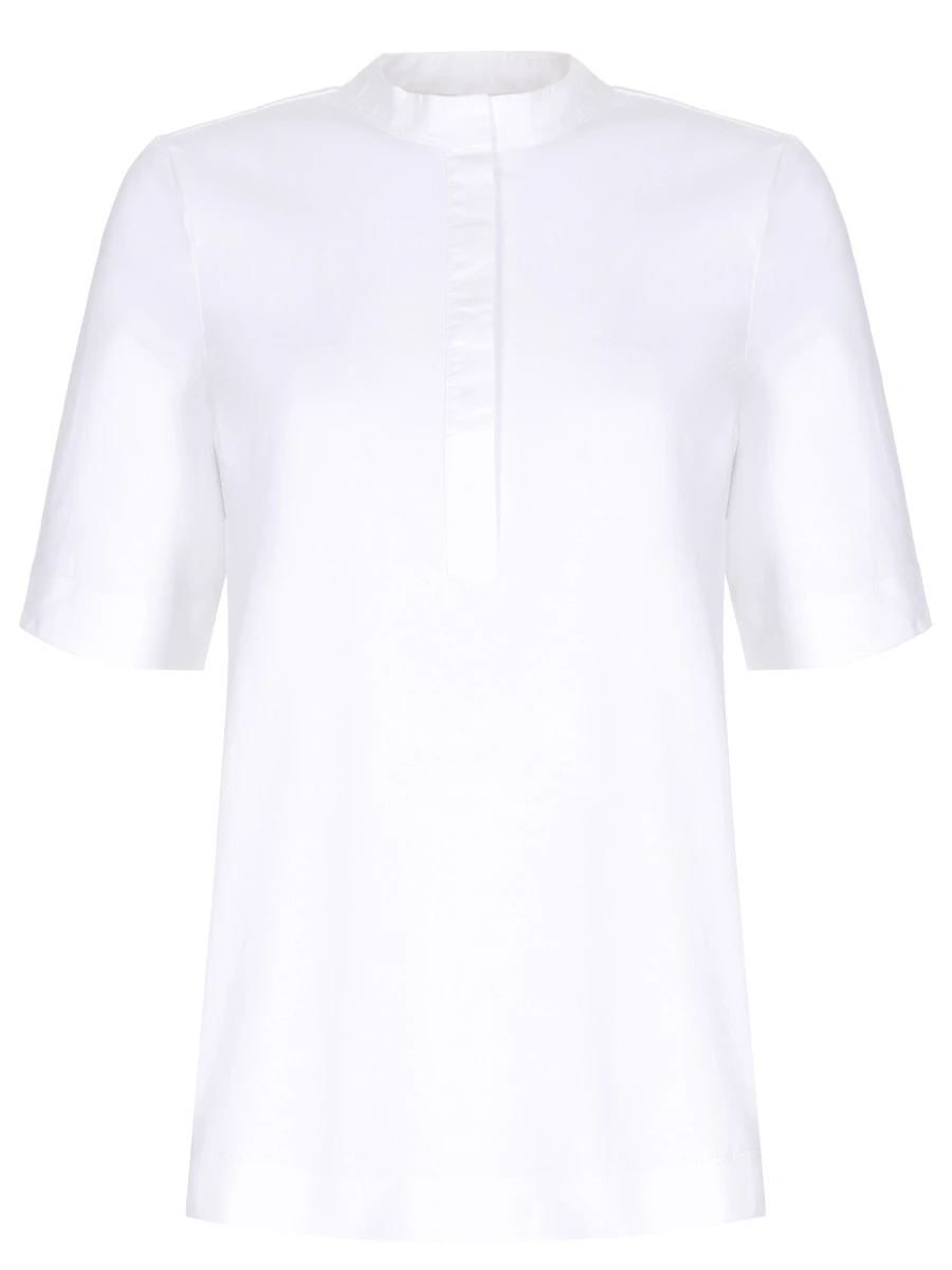 Блуза хлопковая SPOON 2W10.03-03, размер 40, цвет белый - фото 1