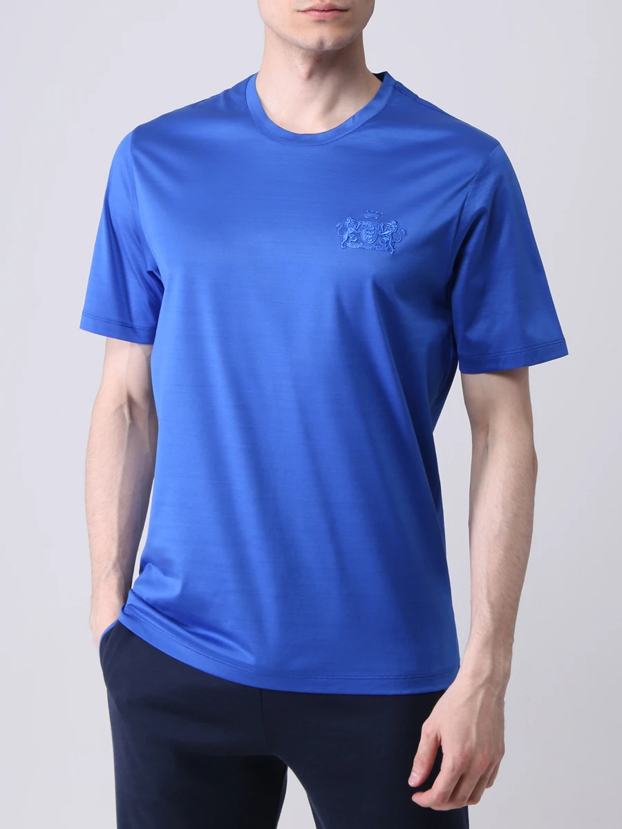 Футболка хлопковая CASTANGIA ROYAL BLUE T-SHIRT T46 Синий  Фото 4
