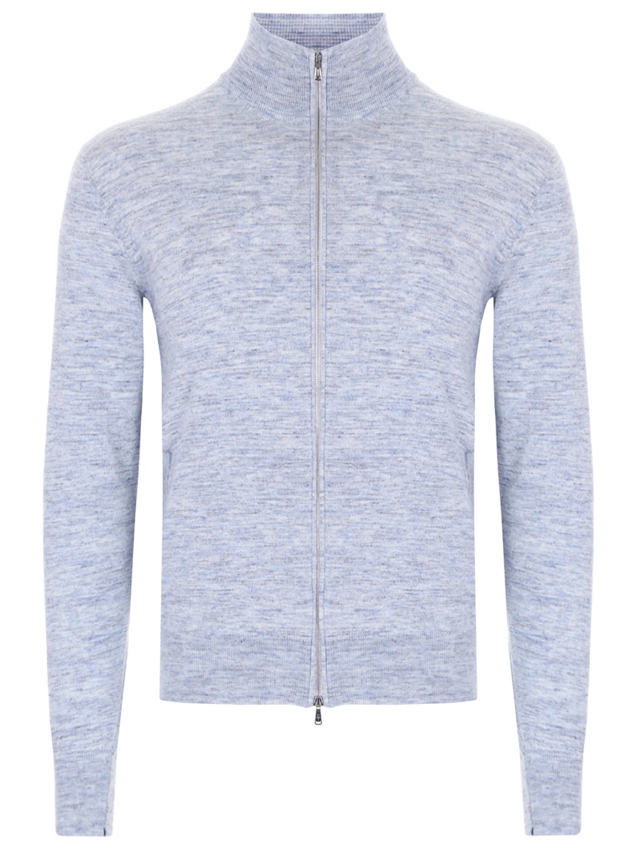 Кардиган из шерсти и шелка FIORONI CASHMERE MK22450E1 0001 B1 Серый 