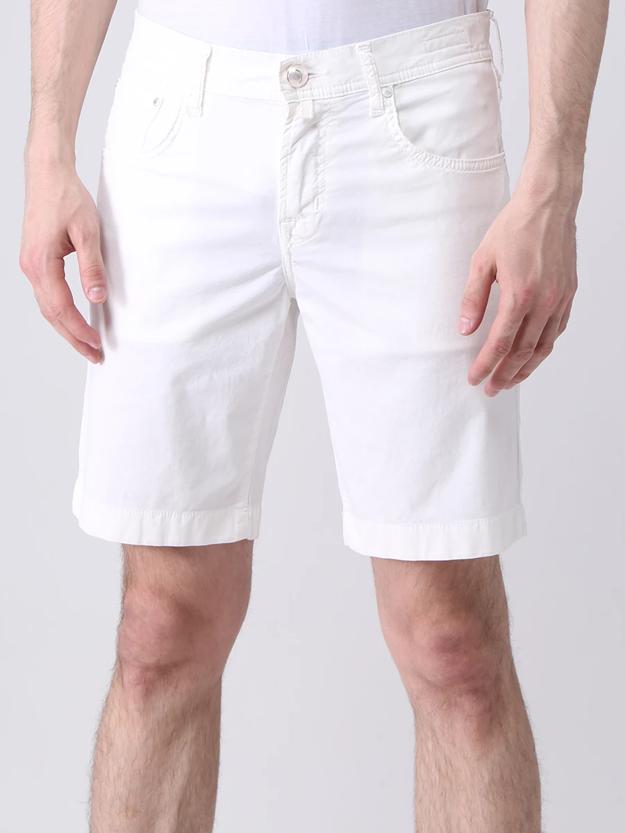 Шорты хлопковые JACOB COHEN J6636/COMF/6510V/112 Кремовый  Фото 4