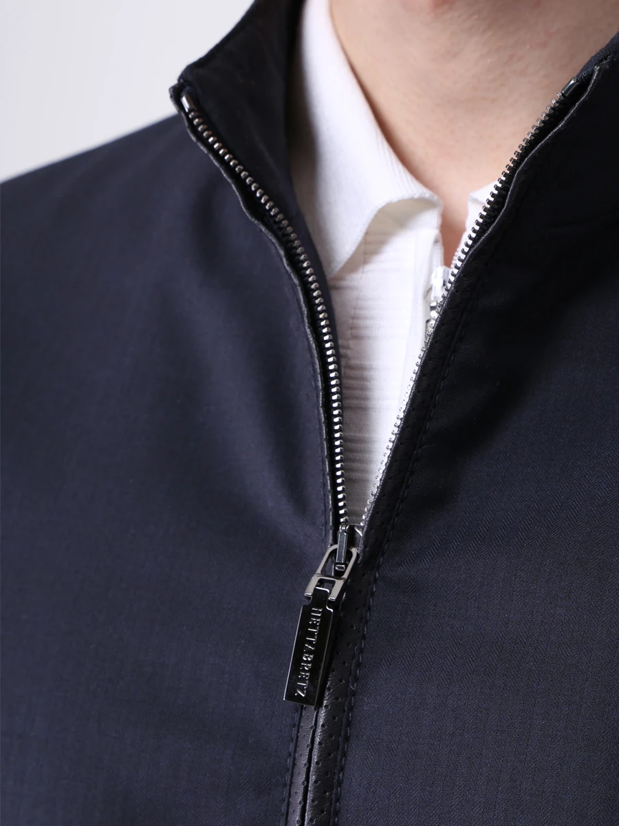 Куртка из шерсти и кашемира HETTABRETZ MT3100 T016T 1400 Синий  Фото 5