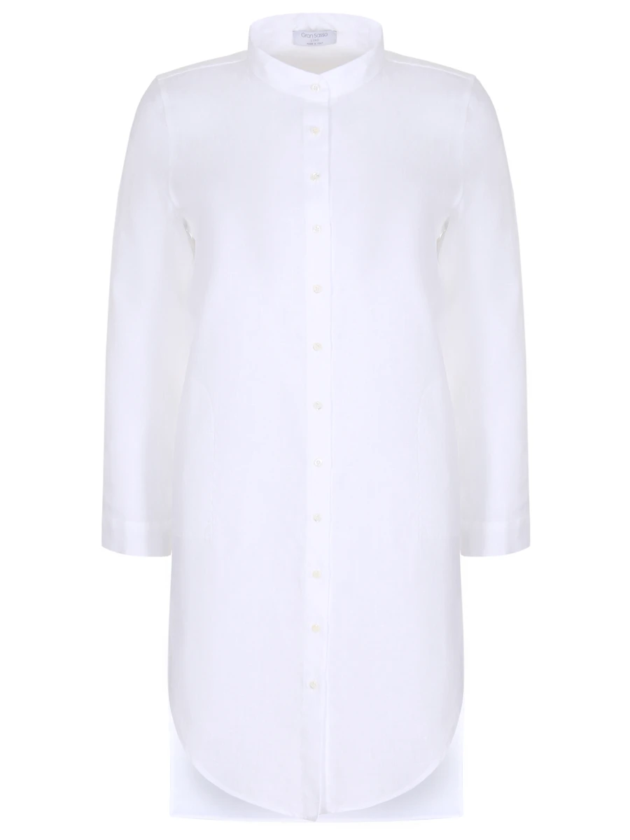 Блуза льняная GRAN  SASSO 72206/50012/001, размер 48, цвет белый 72206/50012/001 - фото 1