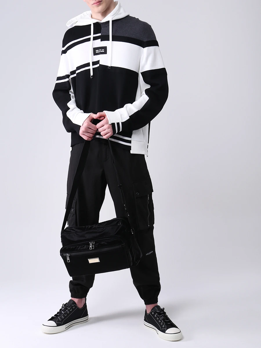 Сумка текстильная Nero Sicilia DNA DOLCE & GABBANA BM1955/AO243/80999 Черный  Фото 2