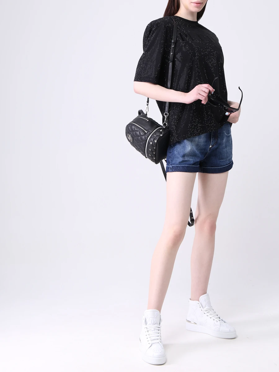 Шорты джинсовые PHILIPP PLEIN PAAC WDT1553/14 Деним  Фото 2