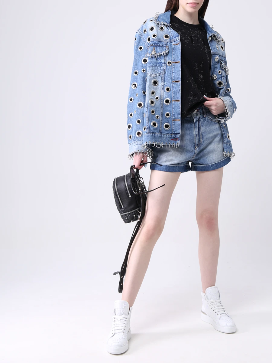 Шорты джинсовые PHILIPP PLEIN PAAC WDT1579/07 Голубой  Фото 2