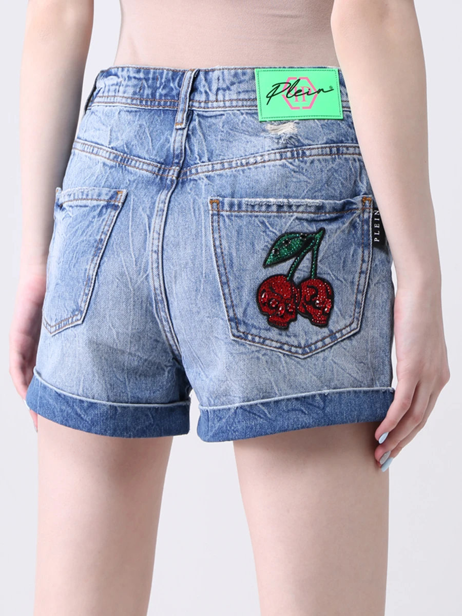 Шорты джинсовые PHILIPP PLEIN PAAC WDT1579/07 Голубой  Фото 3