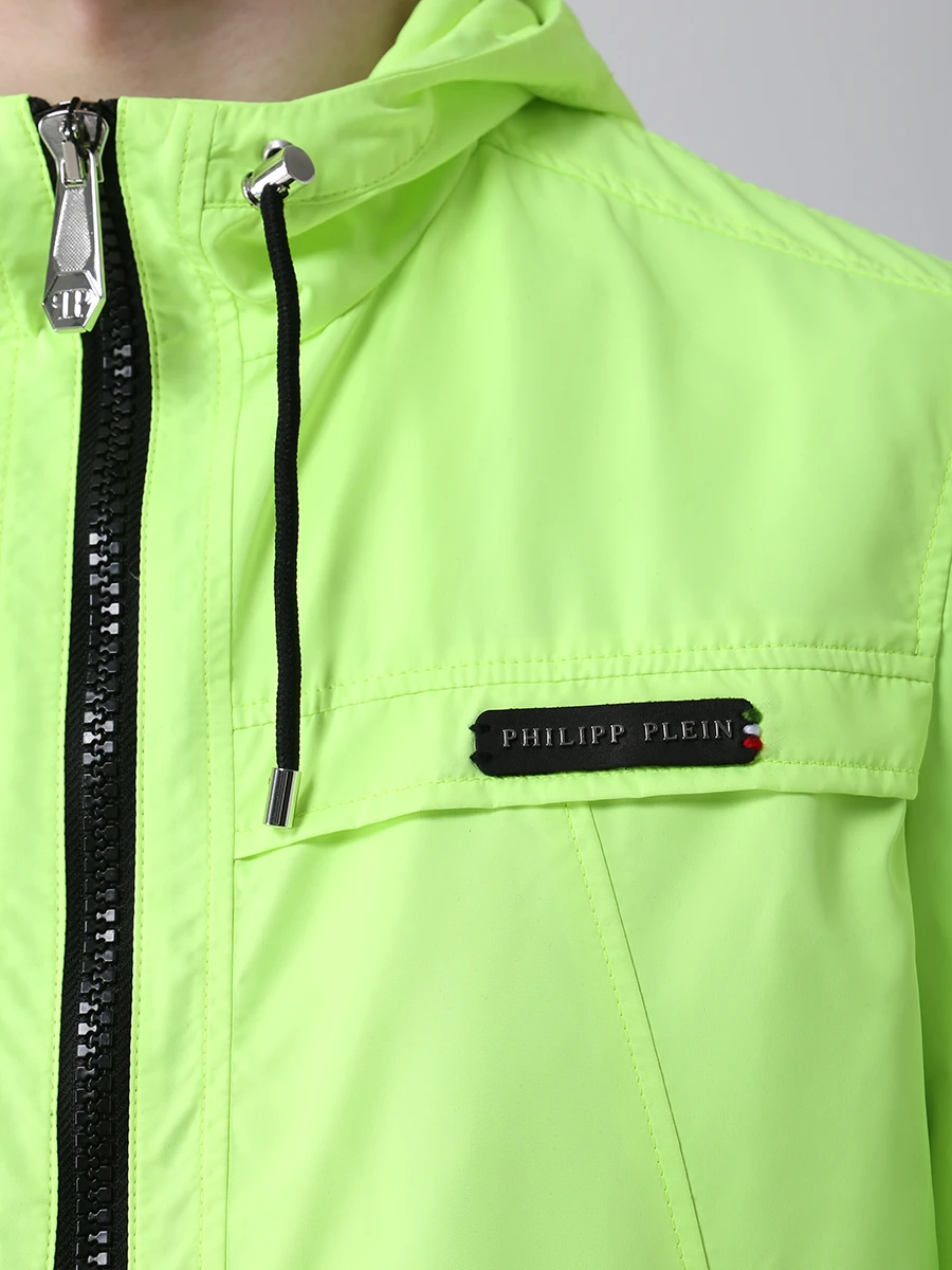 Ветровка с капюшоном PHILIPP PLEIN PAAC MRB1687/09 Желтый  Фото 5