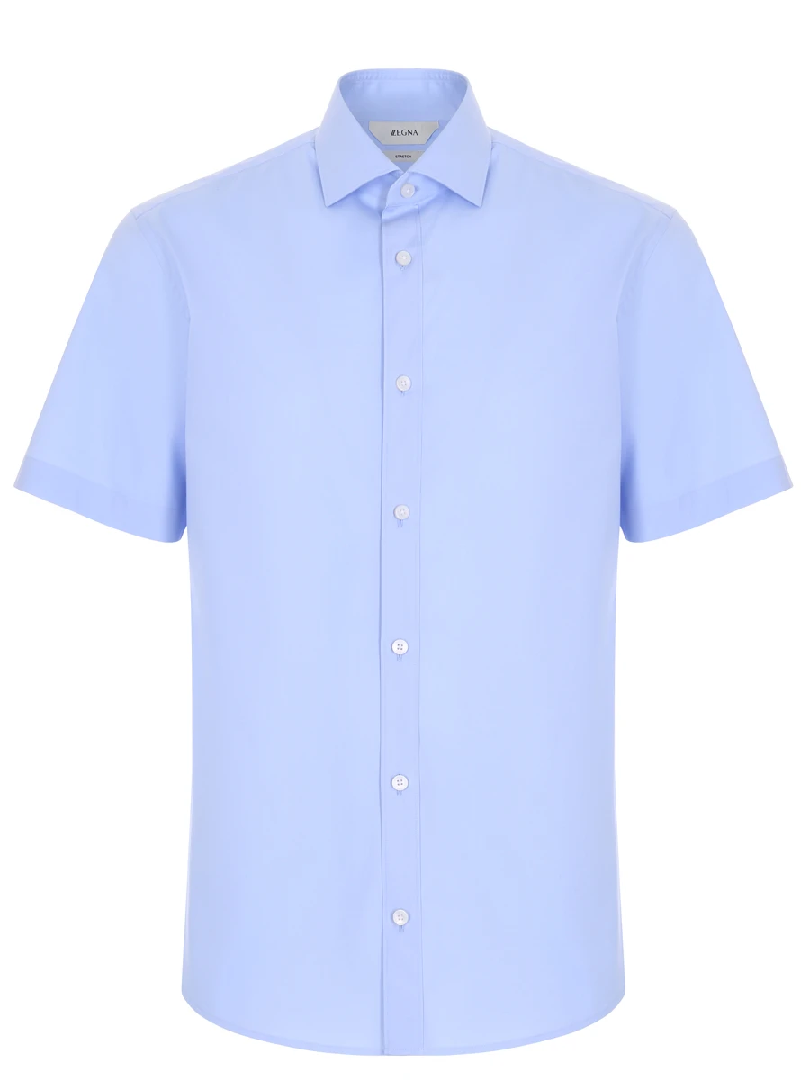 

Рубашка Slim Fit хлопковая, Голубой, 905118-ZCRF8