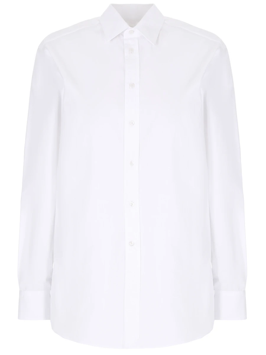 Рубашка хлопковая RALPH LAUREN 290651263001, размер 40, цвет белый