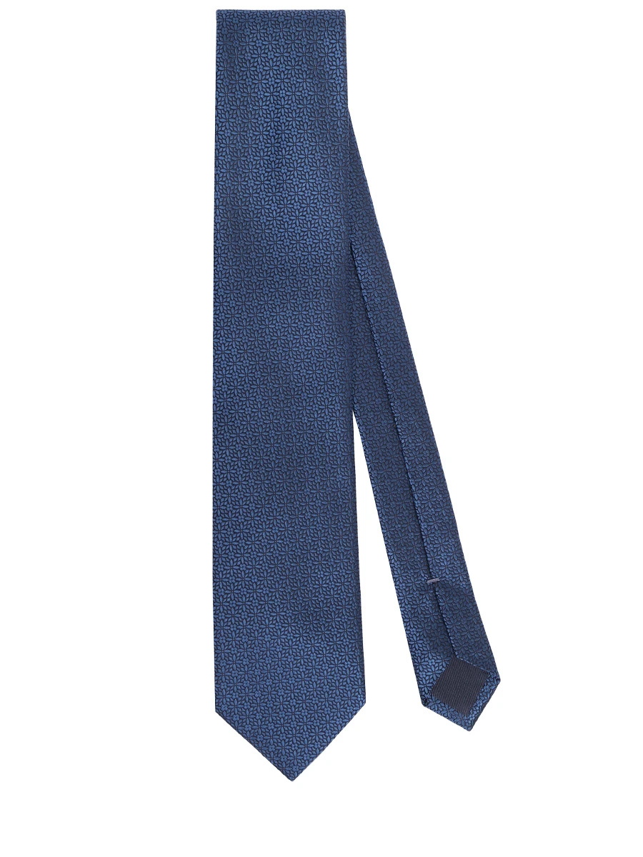 Галстук шелковый ZEGNA Z9D92 1L8 A Синий  Фото 2