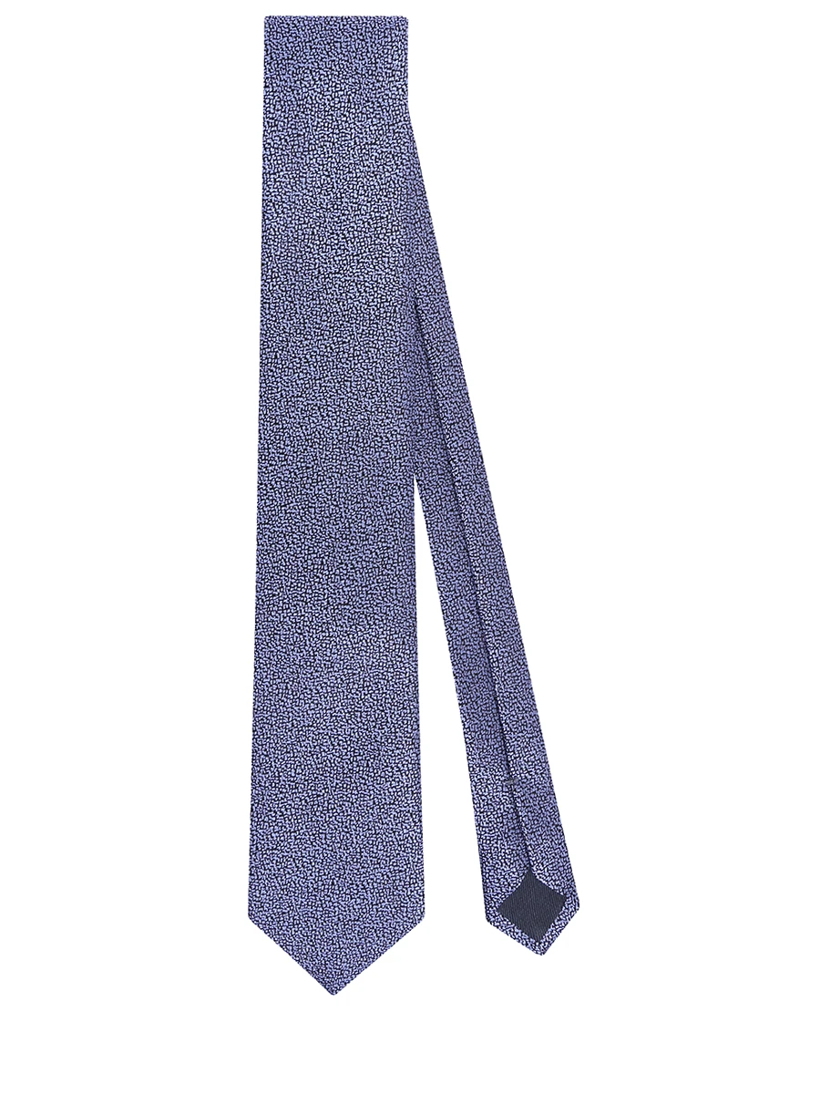 Галстук шелковый ZEGNA Z9D51 1L8 A Синий  Фото 2