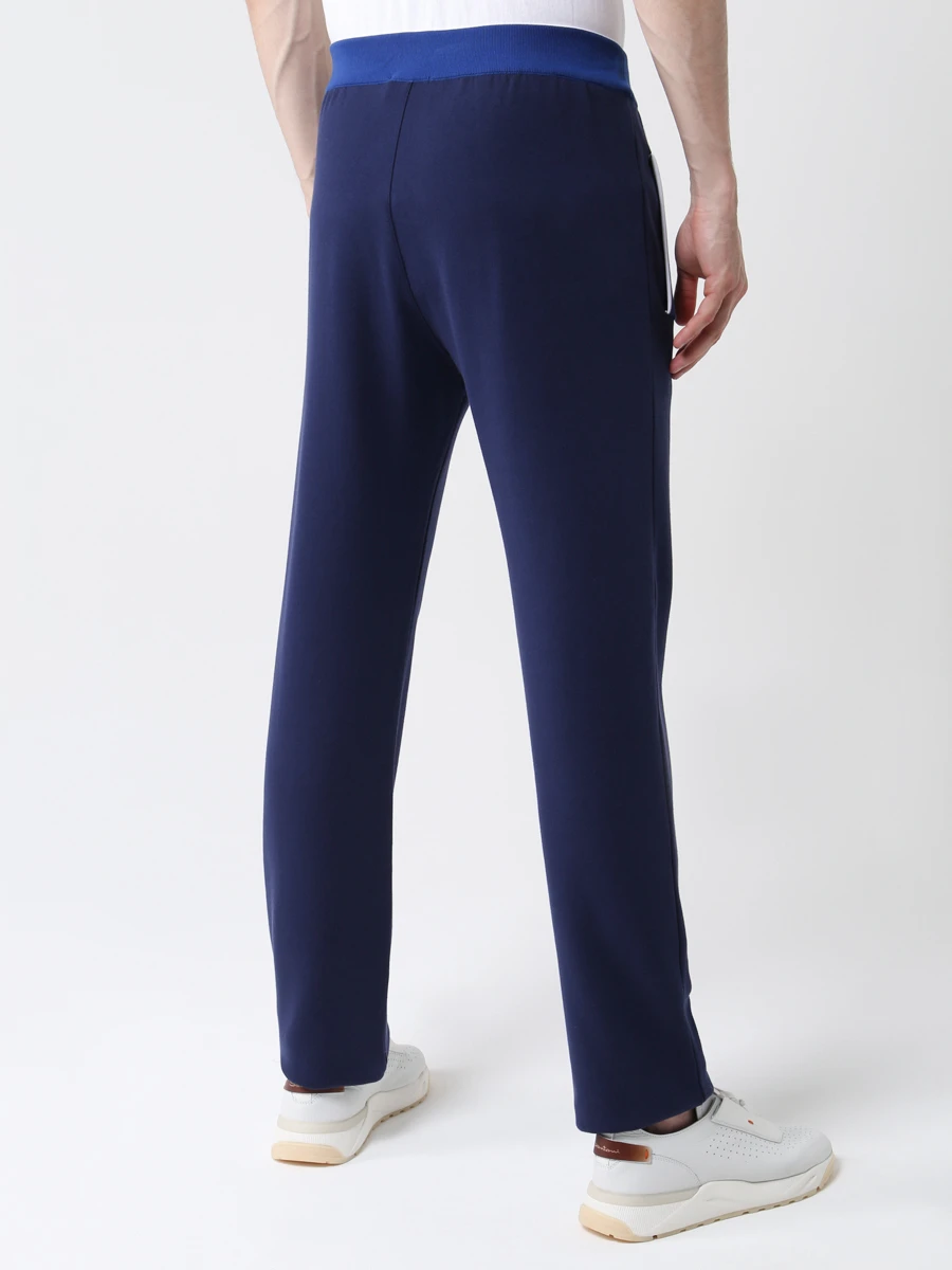 Костюм хлопковый BERTOLO LUXURY MENSWEAR 902007/902013/001902 5197 Синий  Фото 6