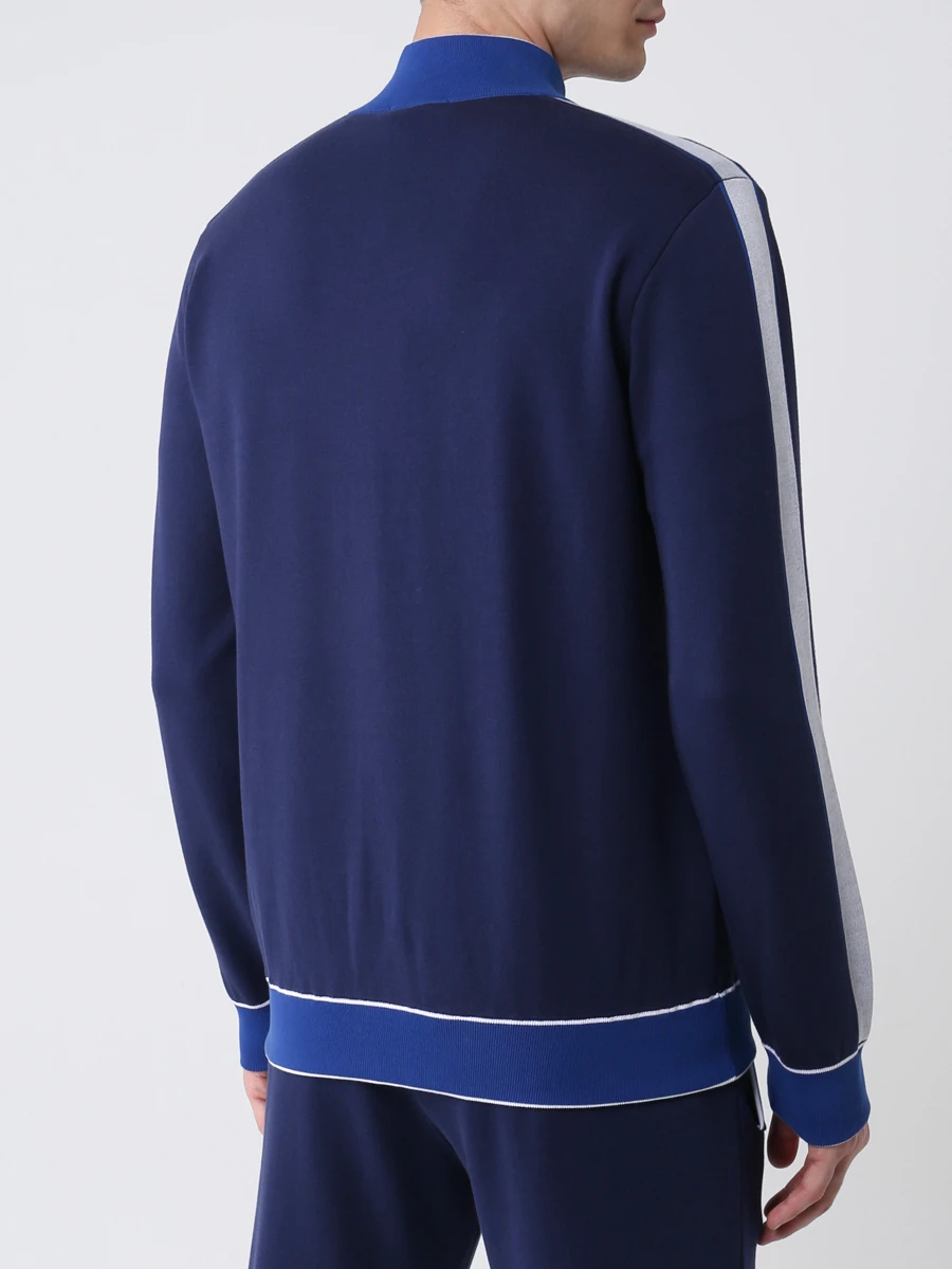 Костюм хлопковый BERTOLO LUXURY MENSWEAR 902007/902013/001902 5197 Синий  Фото 3