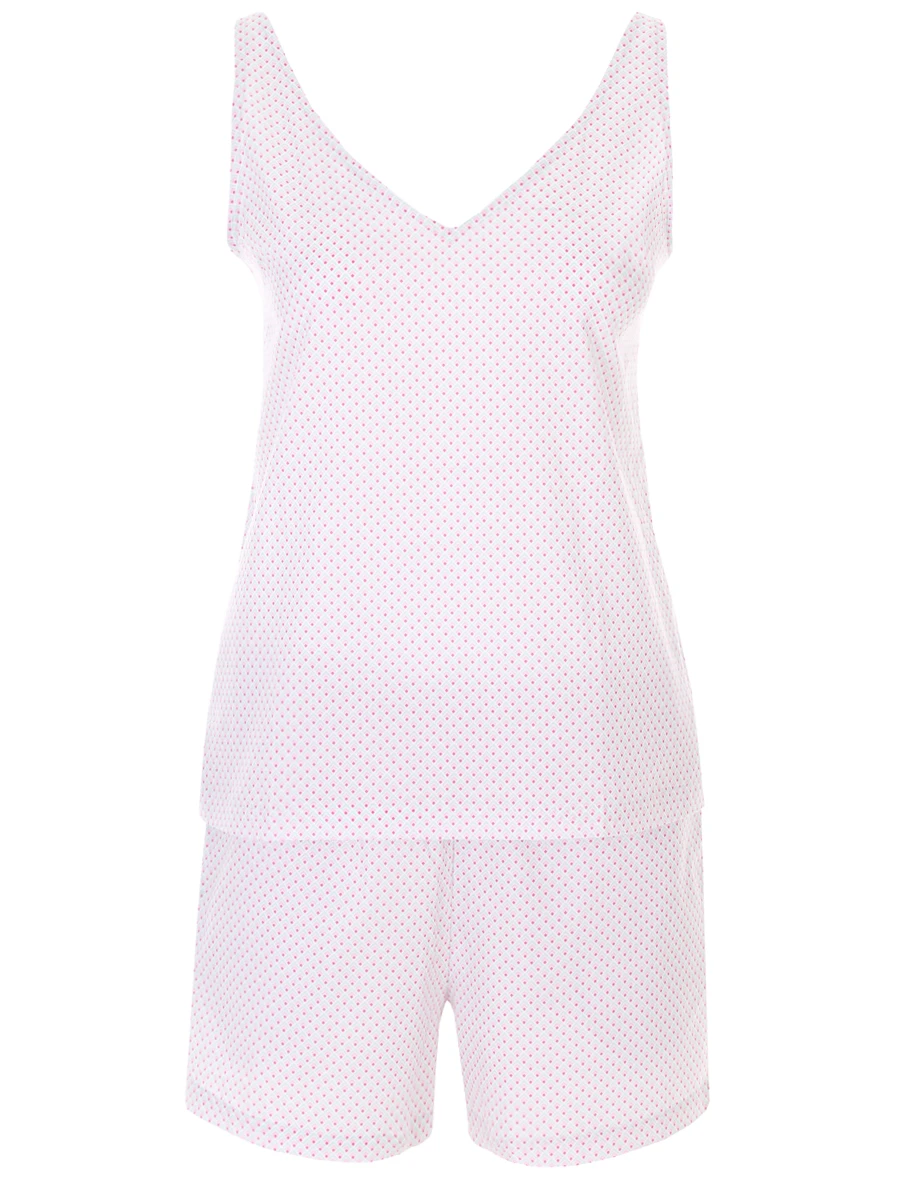 Пижама хлопковая DEREK ROSE 2023-LEDB040PIN, размер 40, цвет принт - фото 1