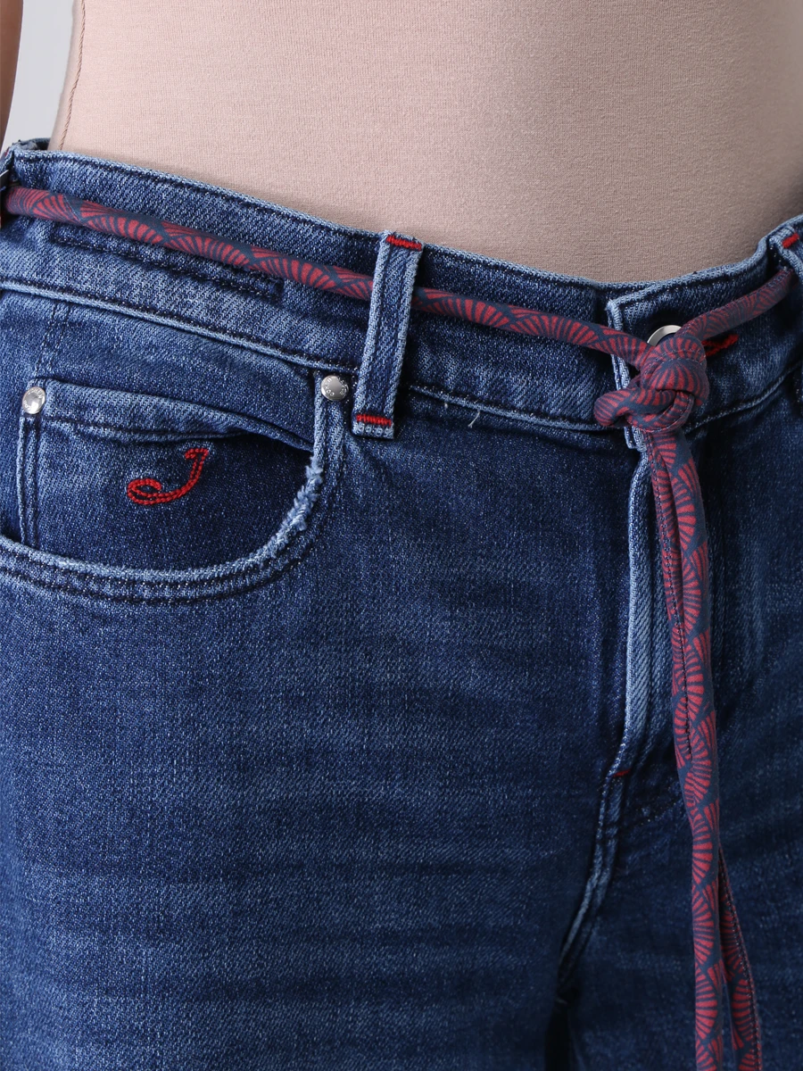 

Джинсы-кюлоты хлопковые, Деним, FLORA CROP AC/W3