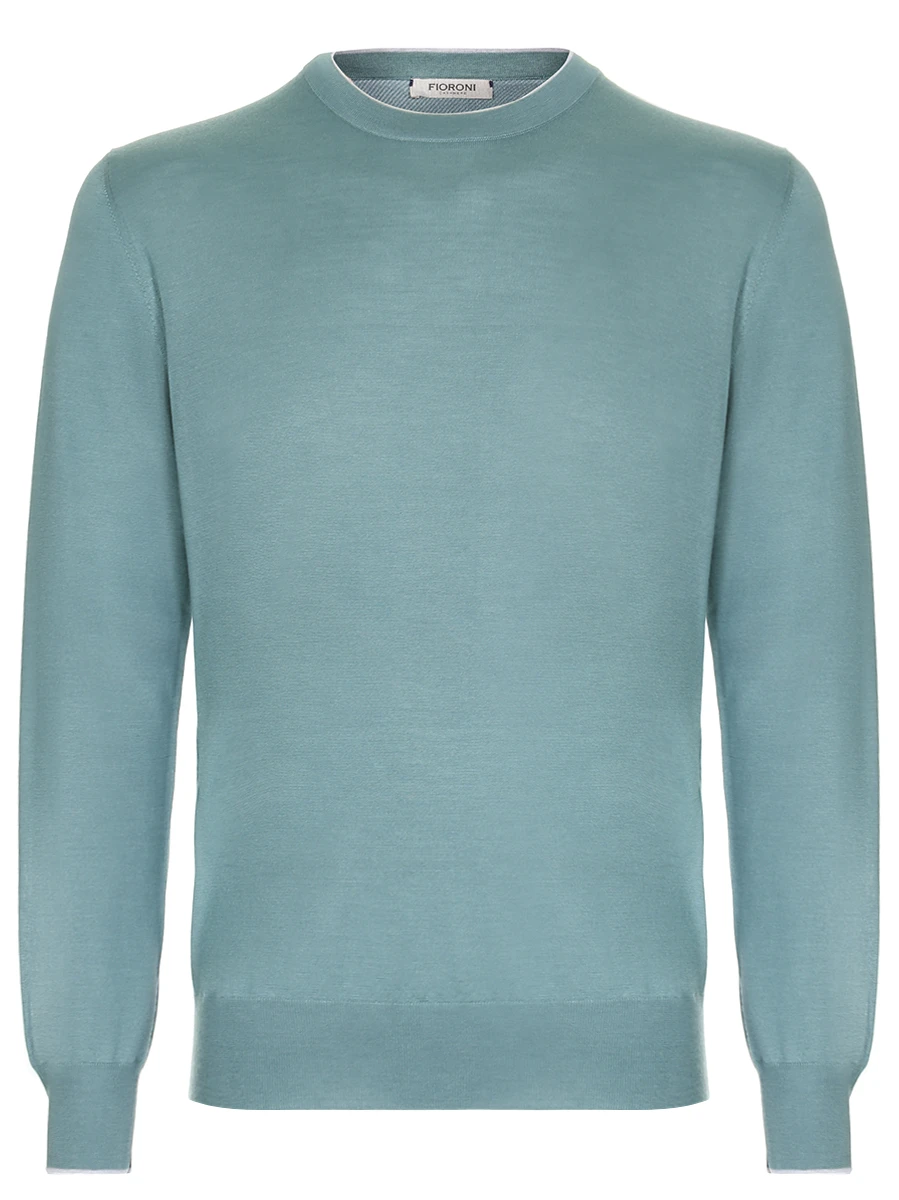 Джемпер из кашемира и шелка FIORONI CASHMERE MK21101A1 0018 J17 Зеленый 