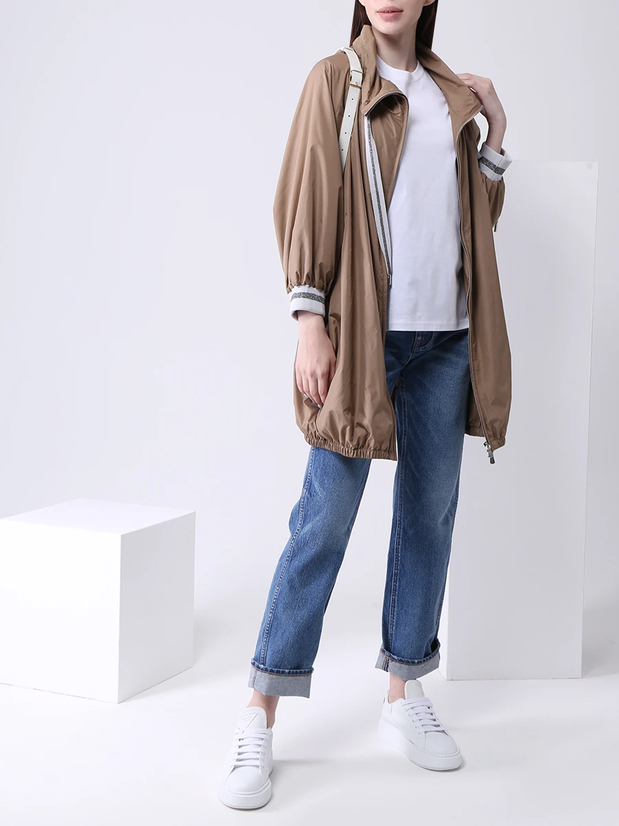 Куртка удлиненная LE TRICOT PERUGIA 66625/7360 Коричневый  Фото 2