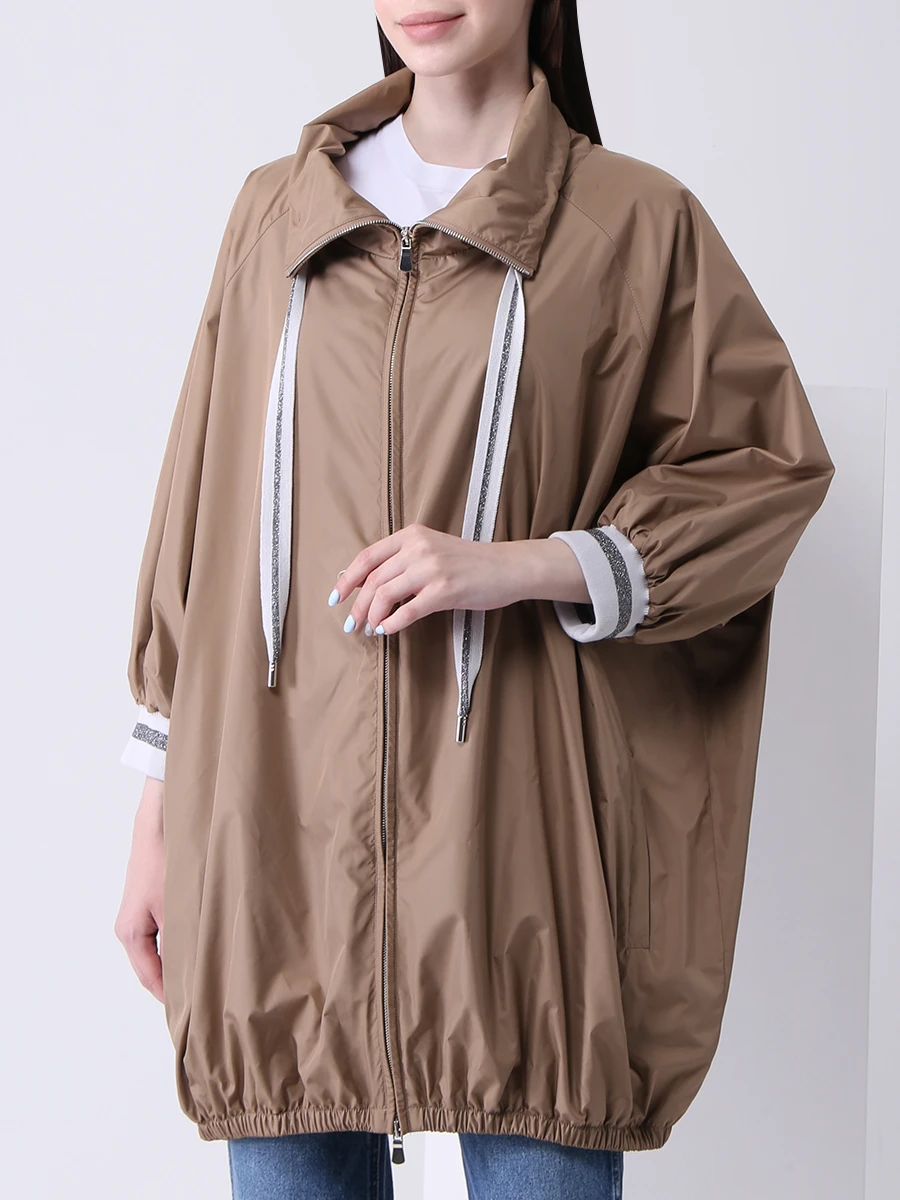 Куртка удлиненная LE TRICOT PERUGIA 66625/7360 Коричневый  Фото 4